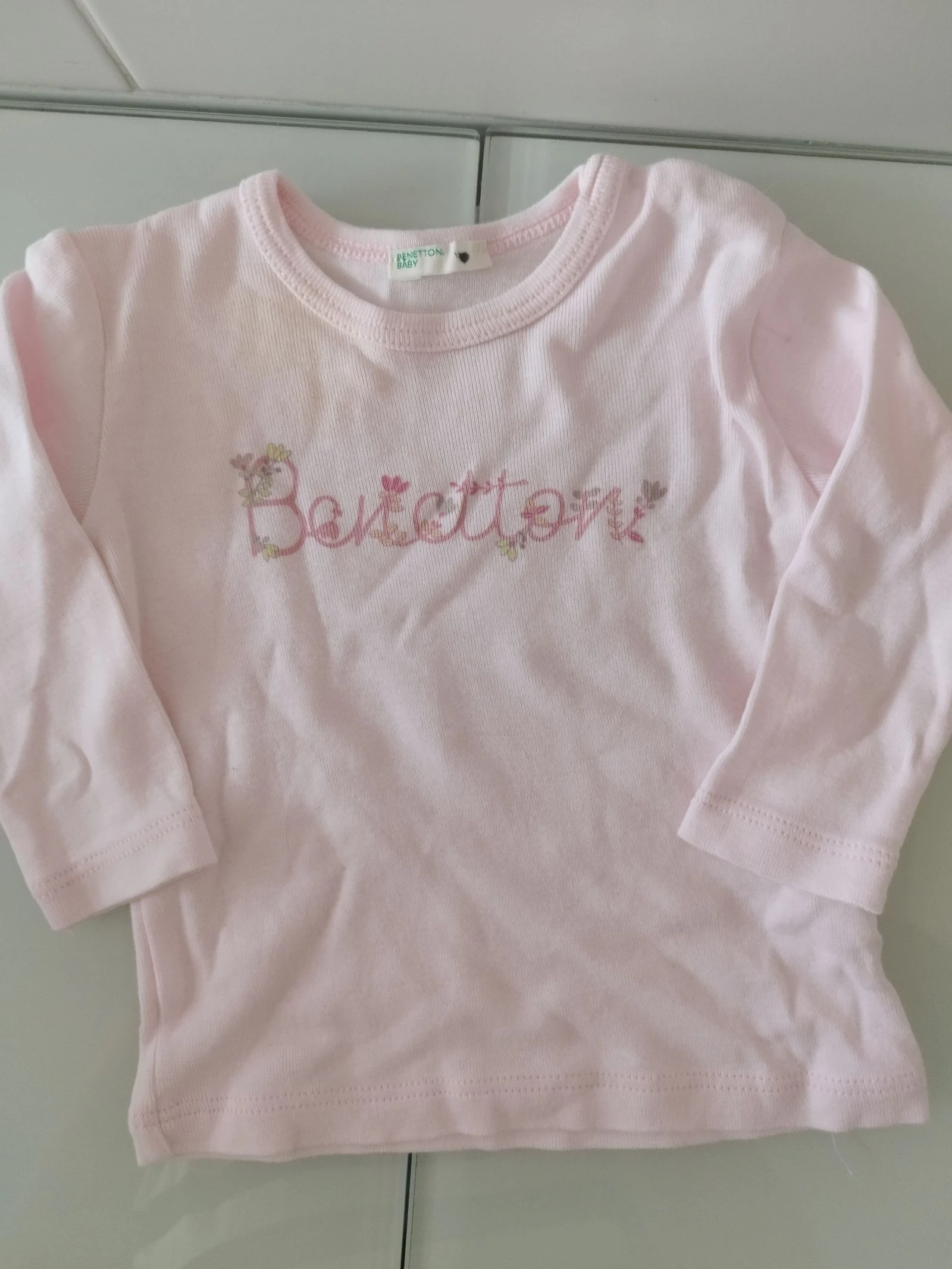 Conjunto de pantalón y camiseta rosa 3-6 messs – photo 2